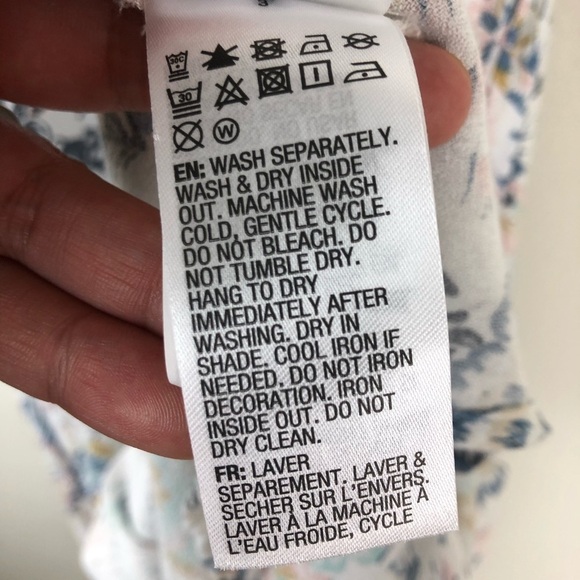 Roxy- Floral Print Beach Style Dress size: M - Picture 10 of 11